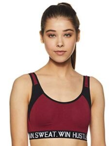 Read more about the article Van Heusen Proactive Women Sports Bra – Cotton Elastane – Anti Bacterial, Wireless, Non Padded, Full Coverage